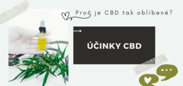 ucinky CBD a konopi